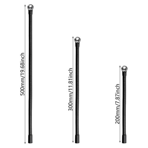 4Inch Female Screw to 17.4mm Ballhead Metal Hose for Phone Tablet Stand - Afbeelding 8 van 11