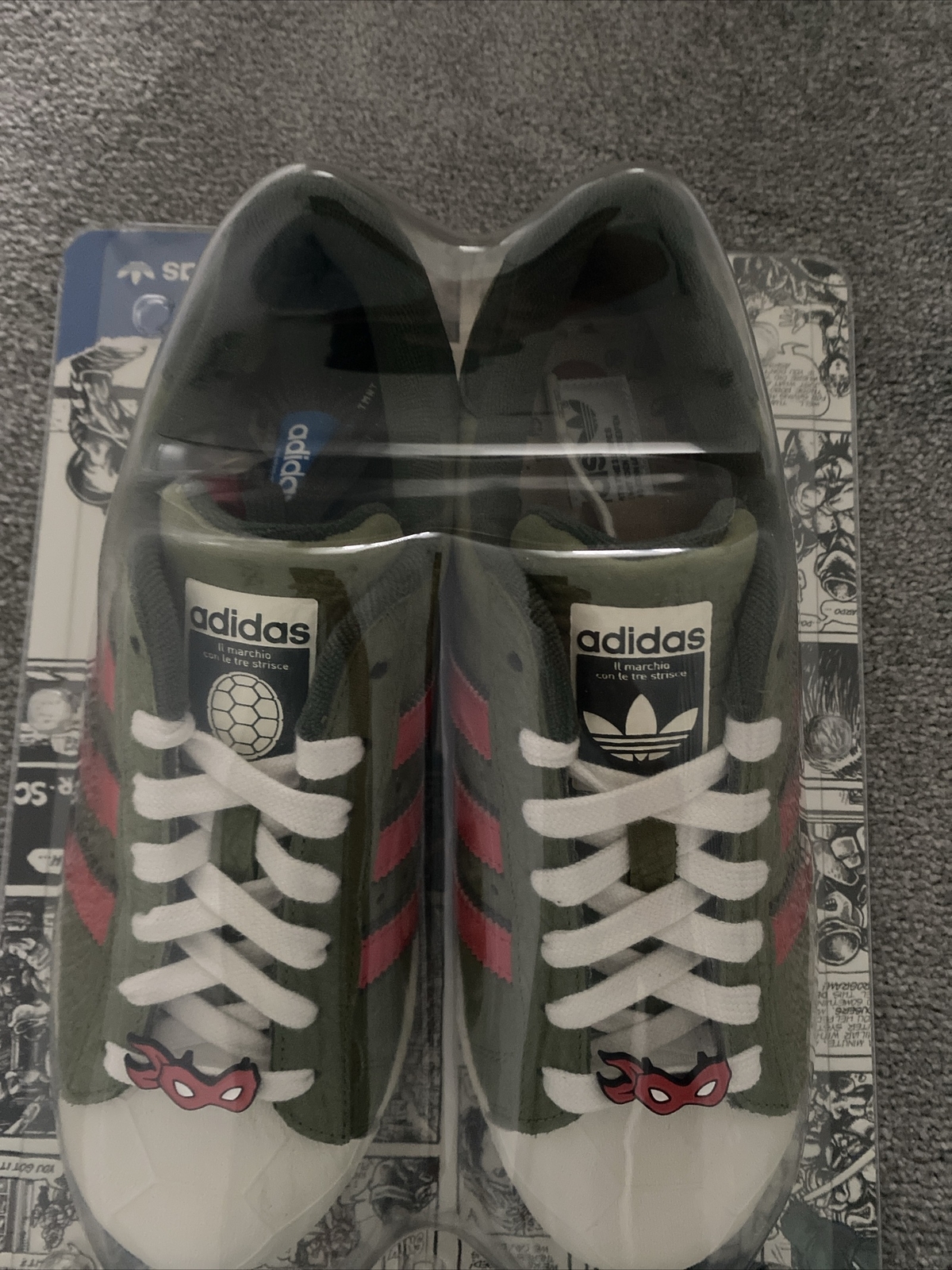 Size 7.5 - adidas Teenage Mutant Ninja Turtles x Superstar Shell-Toe image 2
