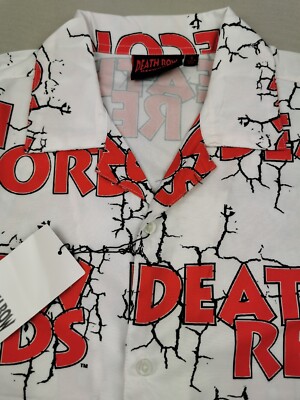 DEATH ROW RECORDS Herren Größe S Shirt brandneu mit Etikett kurzärmeliges Etikett Logo Design Hip Hop