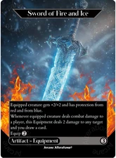 Sword of Fire and Ice - Full Art Altered Art Custom Proxy Cards