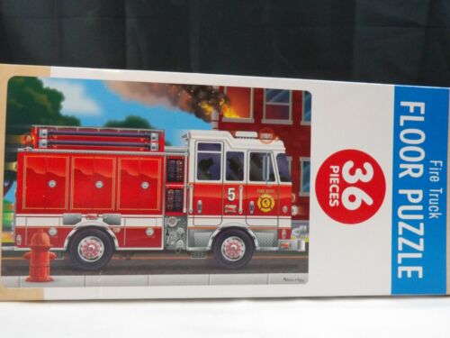 Melissa & Doug Bodenpuzzle 36 Teile Feuerwehrauto 34" x 22,7" Alter 3+ - Bild 4 von 5