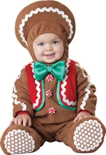 Sweet Gingerbaby Child Toddler Costume Gingerbread Story Theme Party Halloween