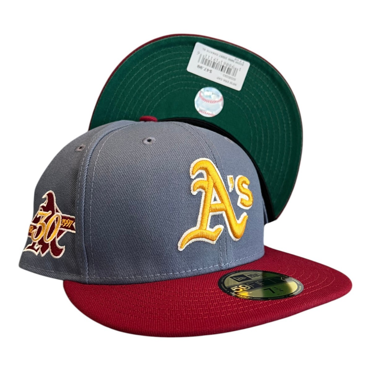 キャップ NEW ERA 59FIFTY DAY OAKLAND ATHLETICS 5FT1765 New Era Oakland Athletics 59FIFTY Fitted Hat Cap 30th Season