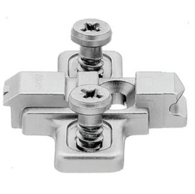 PLAQUE DE MONTAGE EMBASE EN CROIX CHARNIERE MEUBLE BLUM PORTE TIROIR 175L8100