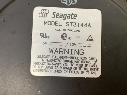 Seagate Model ST3144A 130Mb 3.5" IDE Hard Drive 911006-022 - 第 2/7 張圖片