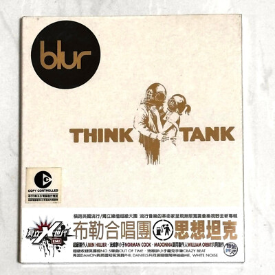 Blur 2003 Think Tank Taiwan OBI Box CD Album with Promo Sticker DM Sealed Banksy
