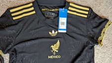 Mexico 25 Gold Jersey Kids