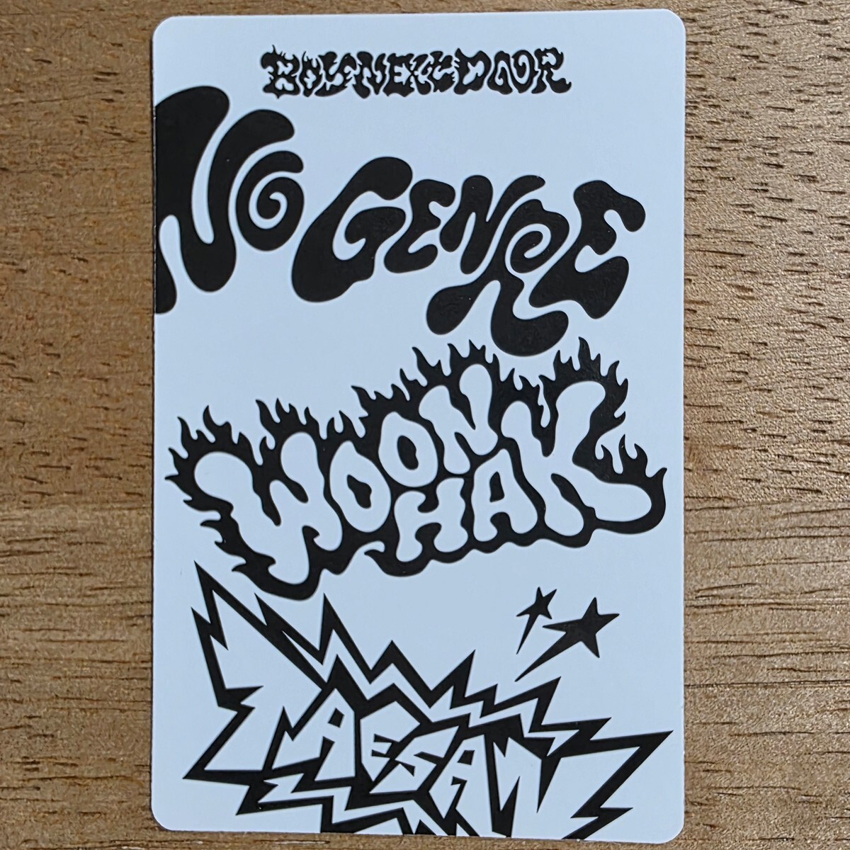 Woonhak Taesan Official Unit Photocard Boynextdoor 4th EP Album No