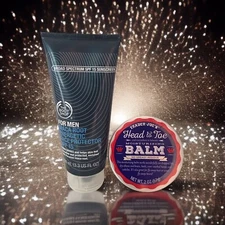 Trader Joe's Head to Toe Moisturizing Balm and Beard Balm + Men’s Body Lotion