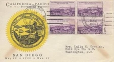 773 3c CALIFORNIA PACIFIC EXPO - Linprint PlB4
