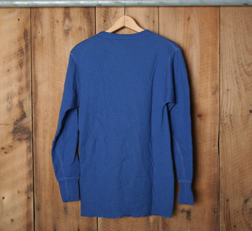 Vintage DUOFOLD Blue 2-Ply Long Sleeve Thermal Base Layer Undershirt Sz. S - Picture 4 of 6
