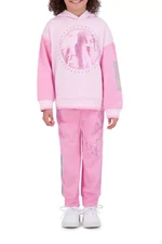 Wicked Glinda Character Beautiful Girls 2-piece Pink Fleece Set - Size: 4/5