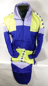 tuta kappa vintage blu