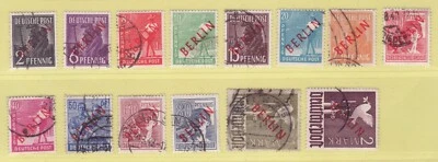 ## Berlin 21 bis 34 gest. , KATALOGWERT = 900 EUR , Höchstwert BPP - GEPRÜFT ## - Bild 1 von 2
