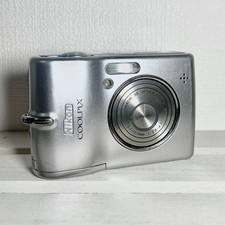 Nikon COOLPIX L12 Silver Digital Camera Used From Japan