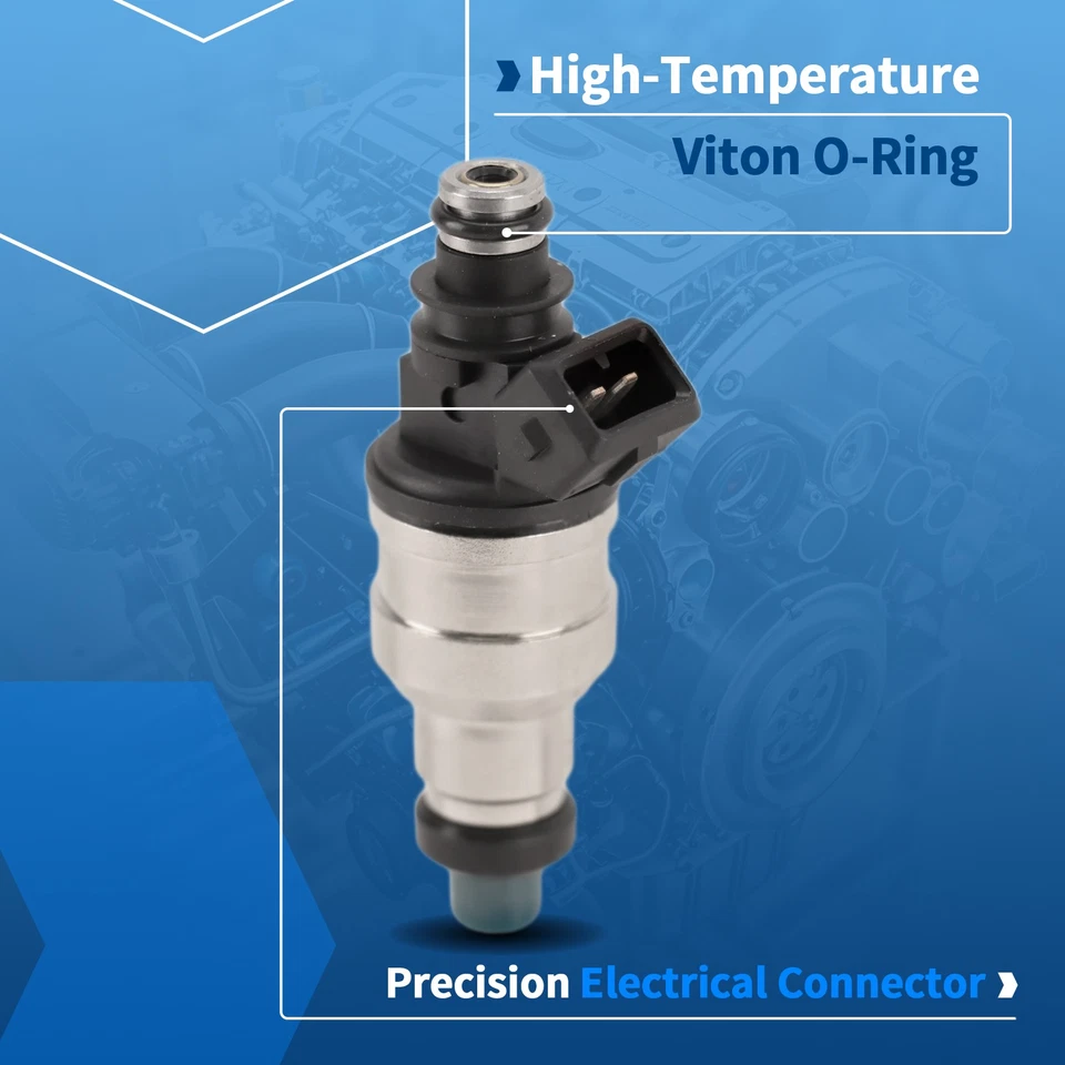 4pcs FJ144 Fuel Injector for 1989-1990 Nissan 240SX 1990-95 Axxess 90-92 Stanza - Image 3 of 4