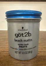 Schwarzkopf Got2B Beach Matte Surfer Look Paste 3.5 oz