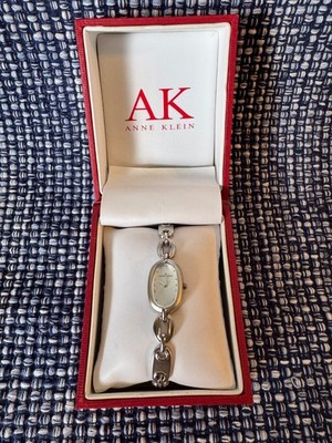 Anne Klein AK Women s Silver Tone Watch w/Bracelet Band Stainless Steel NEW
