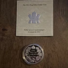 Royal Canadian Mint 2001 1911 Proof Silver Dollar 92.5% Commemorative w/Box