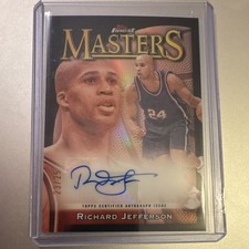 Topps Finest 2023-24 Richard Jefferson Nets Masters Auto Serial #23/25 MA-RJ