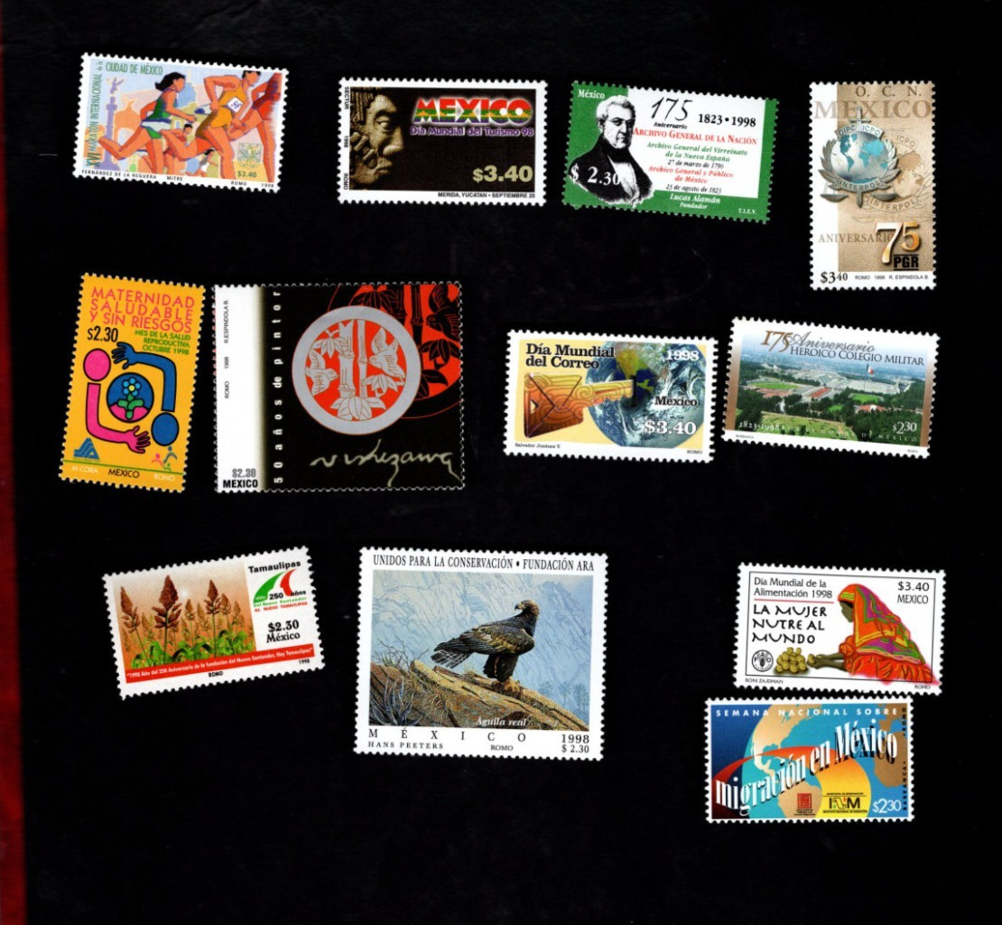 Mexico sc#2091-2102 (1998) MNH