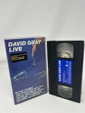 David Gray Live VHS Tape Live At The Point Dublin Concert 2000 Music Official