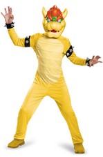 Brand New Super Mario Brothers Bowser Deluxe Child Costume