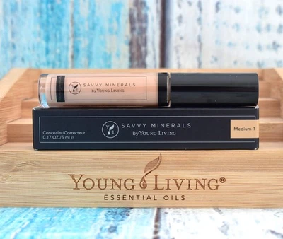YOUNG LIVING ESSENTIAL OILS Concealer Medium 1 - Savvy Minerals by Young Living NEW WITH BOX