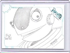 ROBOTS THE MOVIE INKWORKS 2005 BIG WELD SKETCH SK11 74/355 MICHAEL KRAIGER