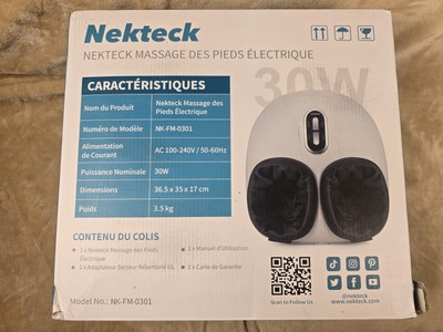 Nekteck Shiatsu Foot Massager Machine - Beige (NK-FM-0301-GY-SP)