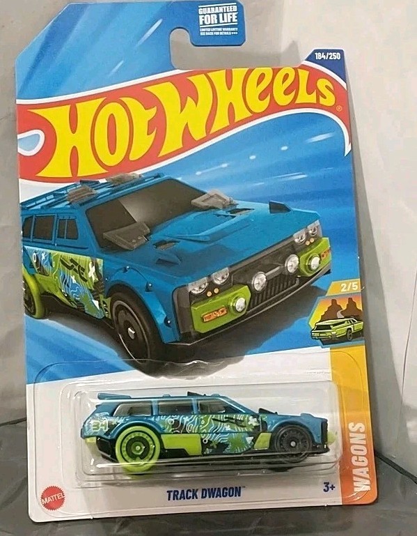 Hot Wheels 2025 Track Dwagon Blue  HW Wagons 2/5(Combo Shipping Available)
