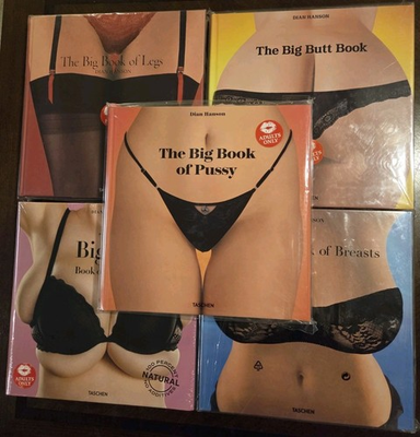 #ad Big Book Set Pussy Breasts Bigger Breasts Butt Legs Taschen Dian Hanson New $349.99