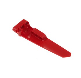 1x Lego Technic Panels Fairing 5 Red Long Smooth LK-9394 Side A 64681pb015