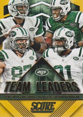 2015 Score Football Trading Cards Team Leaders Gold: Pick From List