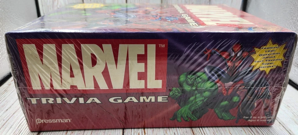 Nuevo y Precintado Juego de Cartas Marvel Trivia por Pressman 2003 Edades 8 en adelante Foto 2 de 3