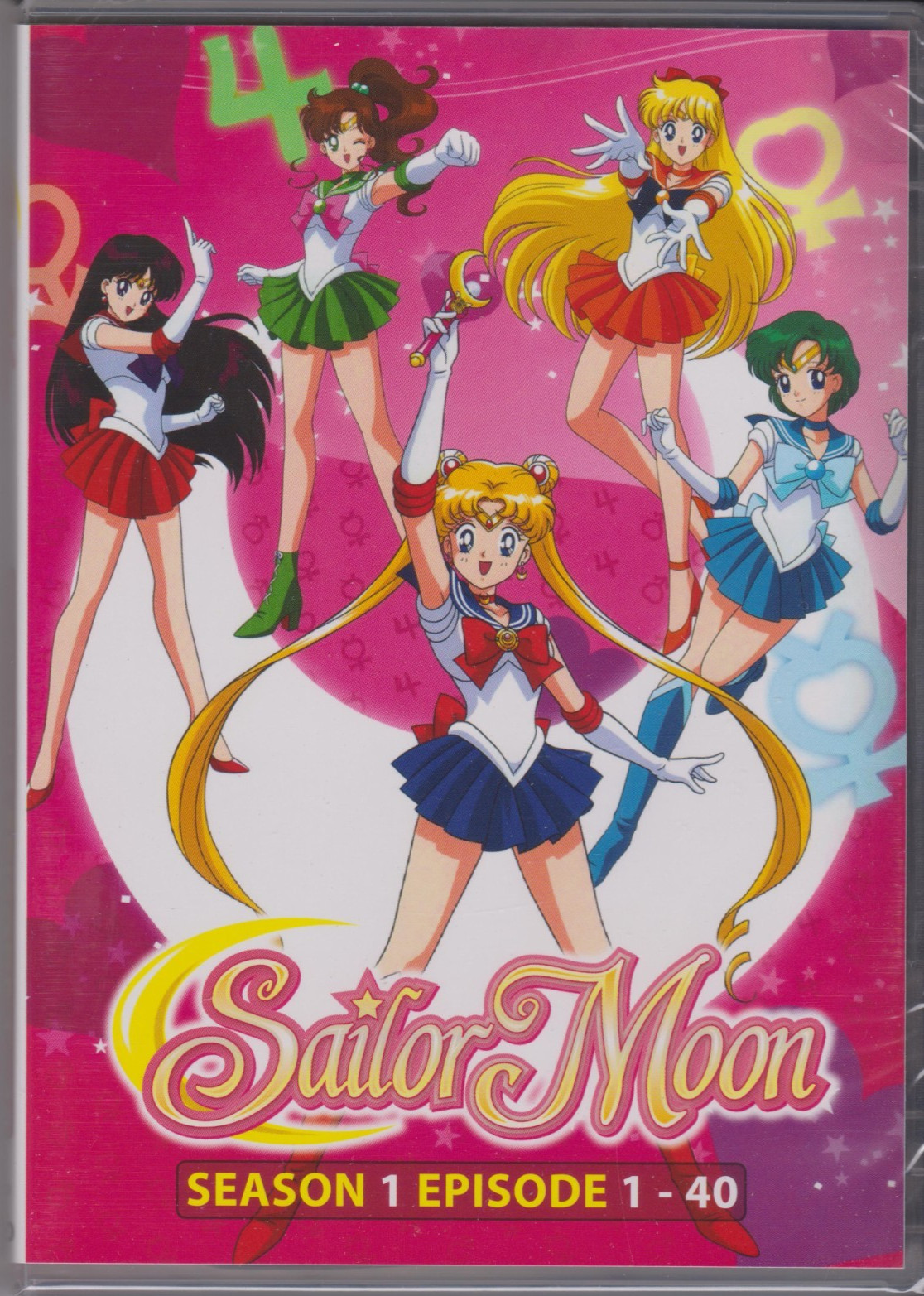 Sailor Moon COMPLETE Season 1 (40 episodes!) DIC English Dub Audio w/ SERENA!