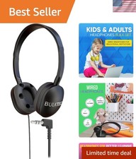 Lightweight On-Ear Wired Headphones with Tangle-Free Cord, Ideal for All Ages