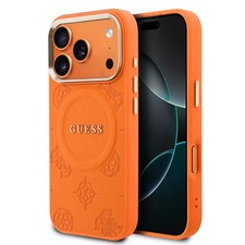 For iPhone 17 Pro Guess Peony Hot Stamp Design Magsafe Schutzhülle/Case