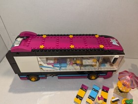 LEGO  Friends #41106 POP STAR TOUR BUS Livi Stephanie Mia Incomplete 
