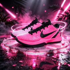 Kobe 6 Protro "Kay Yow" PE IQ9317-001 All Size US 7-12 - MEN'S