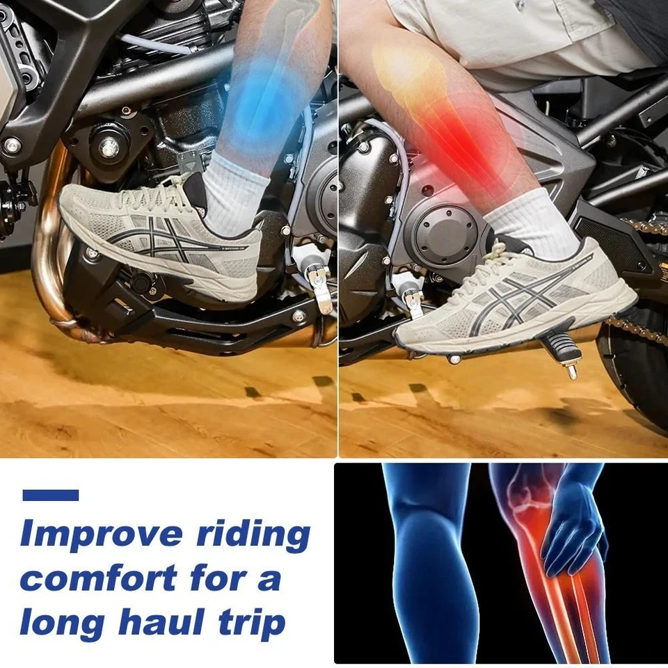 Pie de motociclista para KAWASAKI Versys 650 2015 2016 2017 2018 2019 2020-2023 Foto 3 de 4