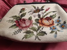 Handtasche Gobelin Vintage Original um 1950 R...