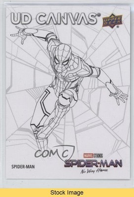 2023 Marvel Studios' No Way Home UD Canvas Spider-Man #C-35 Sketch READ 16yx