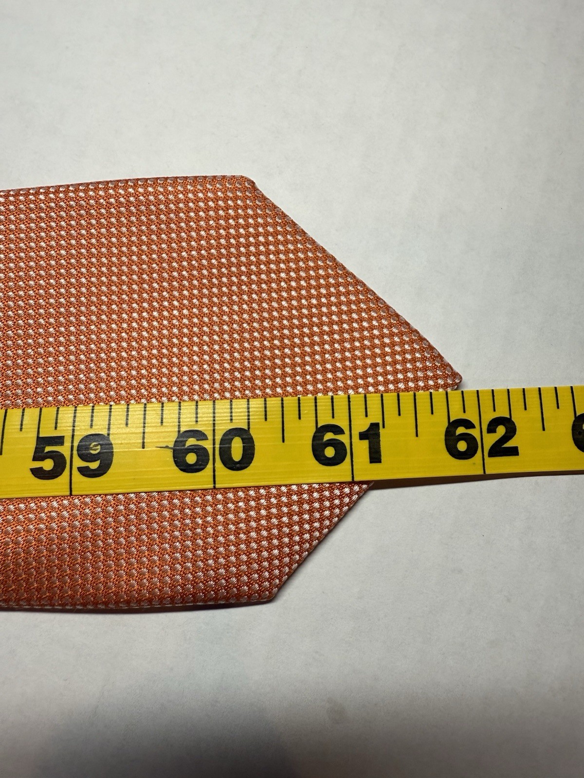 Lot 3 Tommy Hilfiger Silk Ties Men Navy Jacquard Yellow Plaid Orange Necktie thumbnail 8