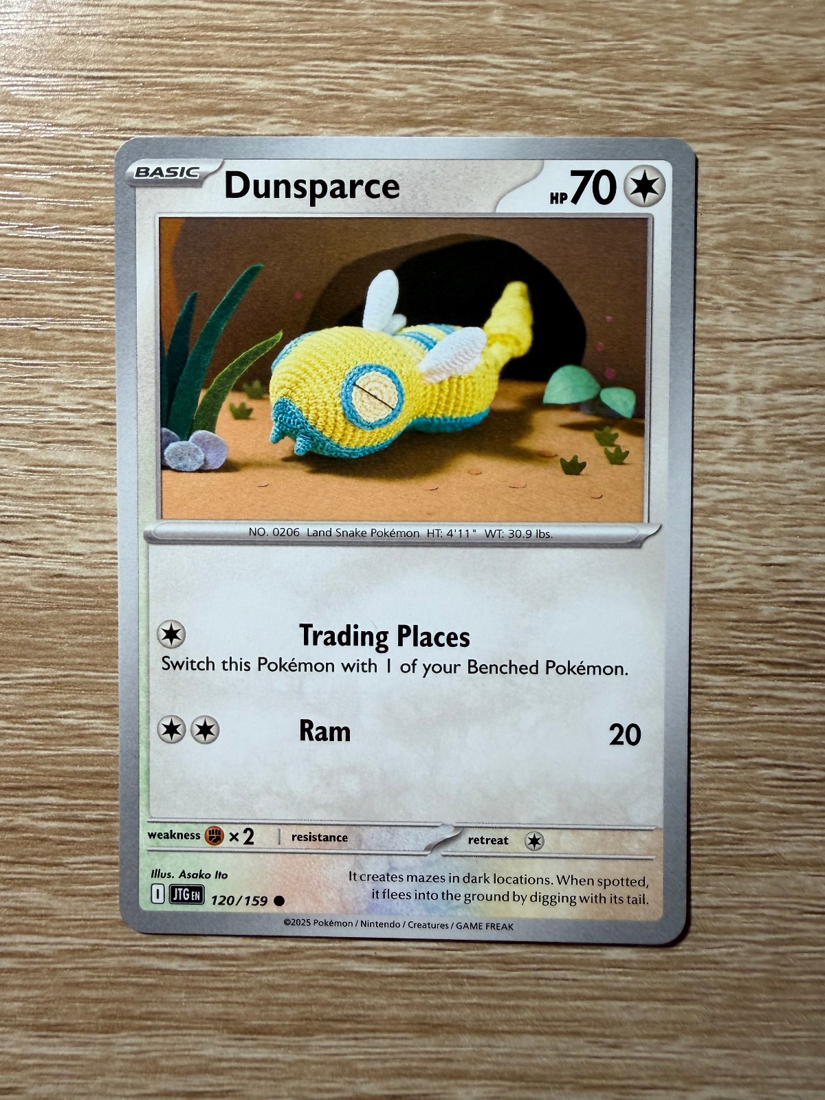 Dunsparce 120/159 Common Journey Together (Regular).  Pokemon. Free Shipping!