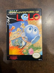 Adventures of Lolo Nintendo NES Complete CIB with Poster - MINTY!