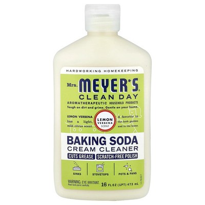 Baking Soda Cream Cleanser, Lemon Verbena, 16 fl oz (473 ml)