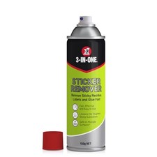3-IN-ONE Sticker Adhesive Remover Spray, For Label, Sticker & Decals - 150g