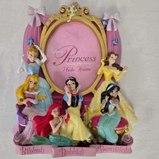 Disney Parks Princess Boutique Photo Frame Bibbidi Bobbidi Beautiful Decor