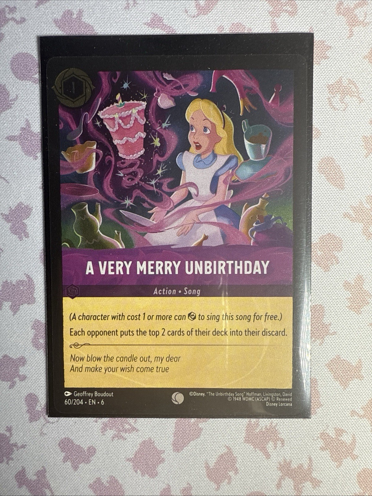 Disney Lorcana TCG - Azurite Sea: A Very Merry Unbirthday (060/204) - Foil - NM